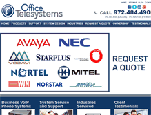 Tablet Screenshot of officetelesystems.com